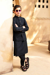 Shahjahan - Boski Black Waistcoat - 1 Piece